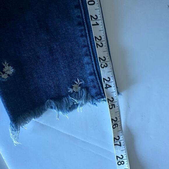 Abercrombie & Finch Simon High Rise Ankle Embroidered Jeans - 26 - Picture 5 of 9